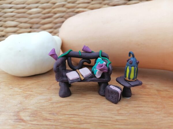 Polymer clay miniatures for fairy gardens and dollhouses