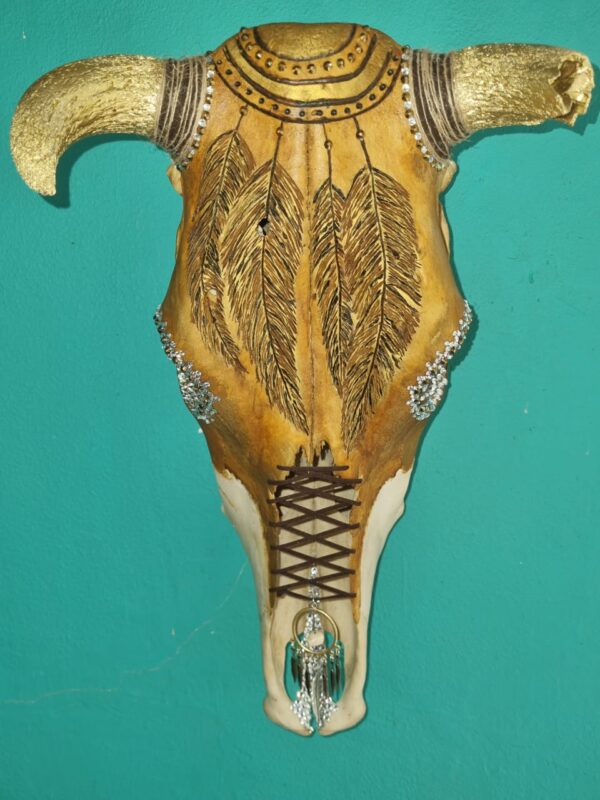 Decorated skulls
