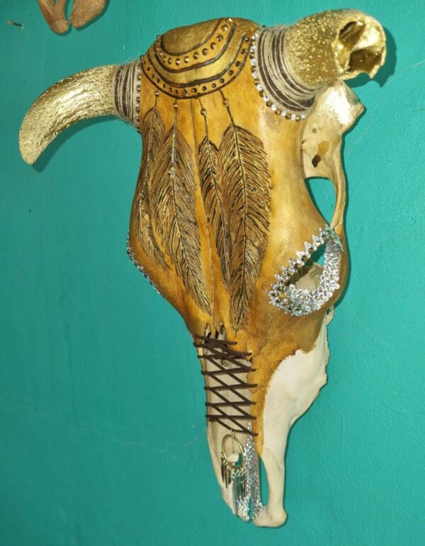 Decorated skulls