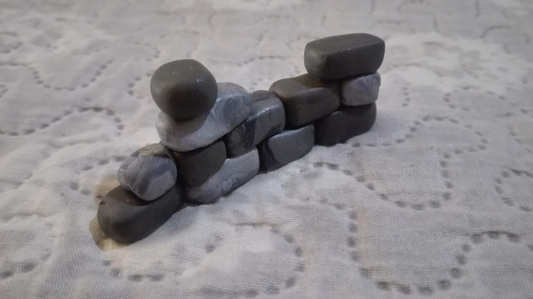 Brick wall ruin