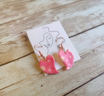 Polymer clay earrings out of Polymer clay